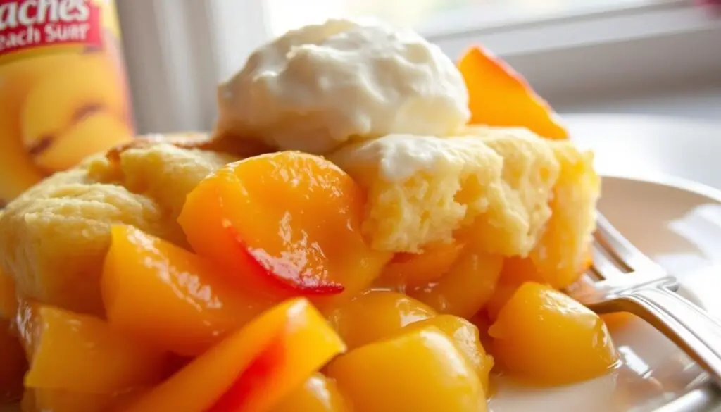 Is it better to use canned or frozen peaches for cobbler?